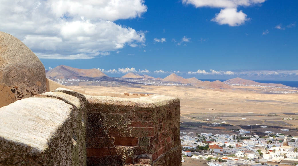 Santa Barbara Castle which includes desert views and chateau or palace