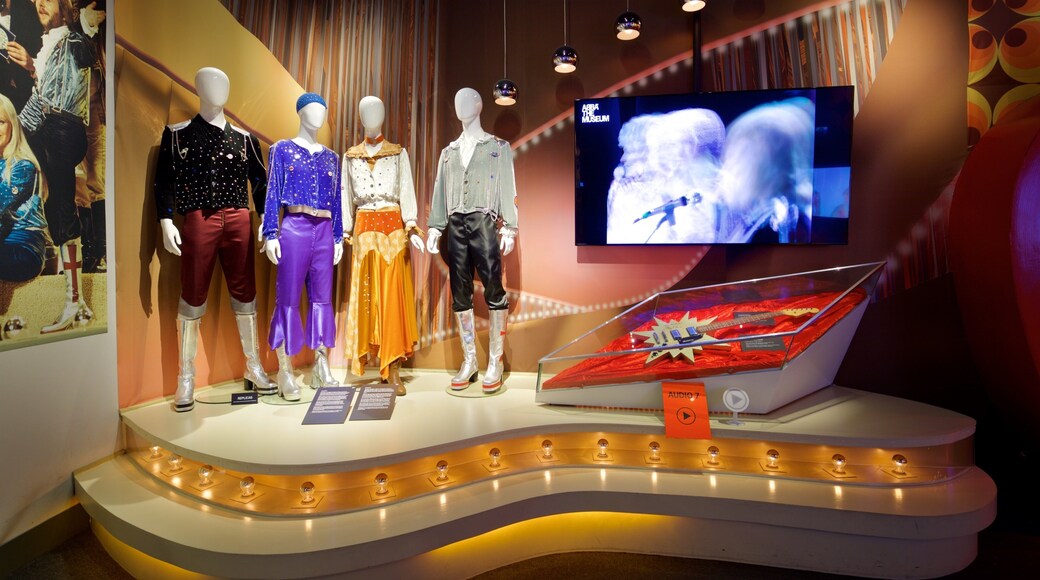 ABBA The Museum which includes interior views