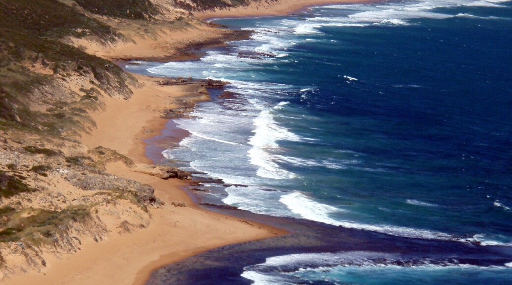 Disclaimer: I'm not exactly sure of the location of this photo. We charted a helicopter in White Gum Valley and spent about 8 hours flying along the coast to Albany. We stopped to refuel a couple of times but were mostly over rugged coastline and outback the whole flight. It was amazing! If you have the means, I highly recommend it!