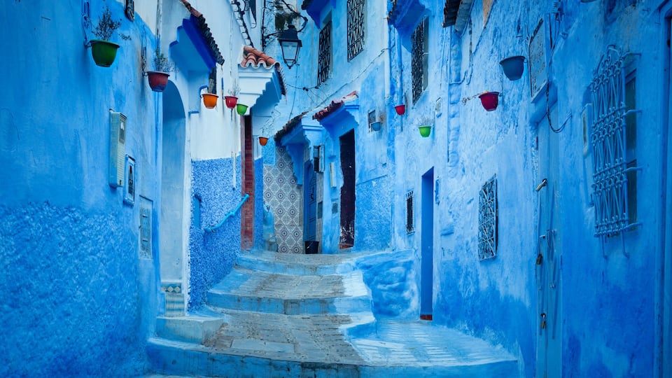 Blue city of Chefchaouen Morocco