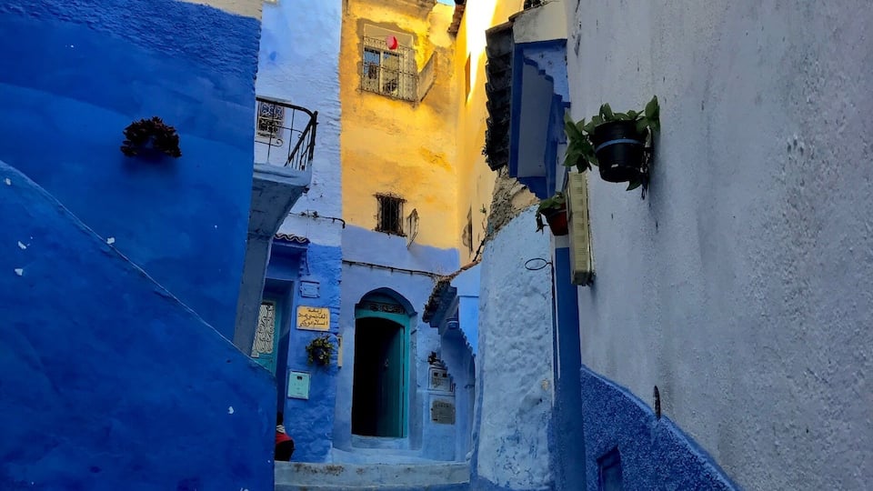 Blue City II Chefchaouen Morocco
Chefchaouen is a small city in northern Morocco known for its blue and white architecture.