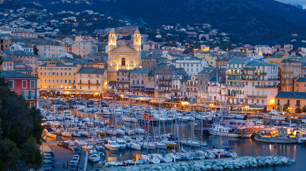 The Bastia City on The Corsica Island in France