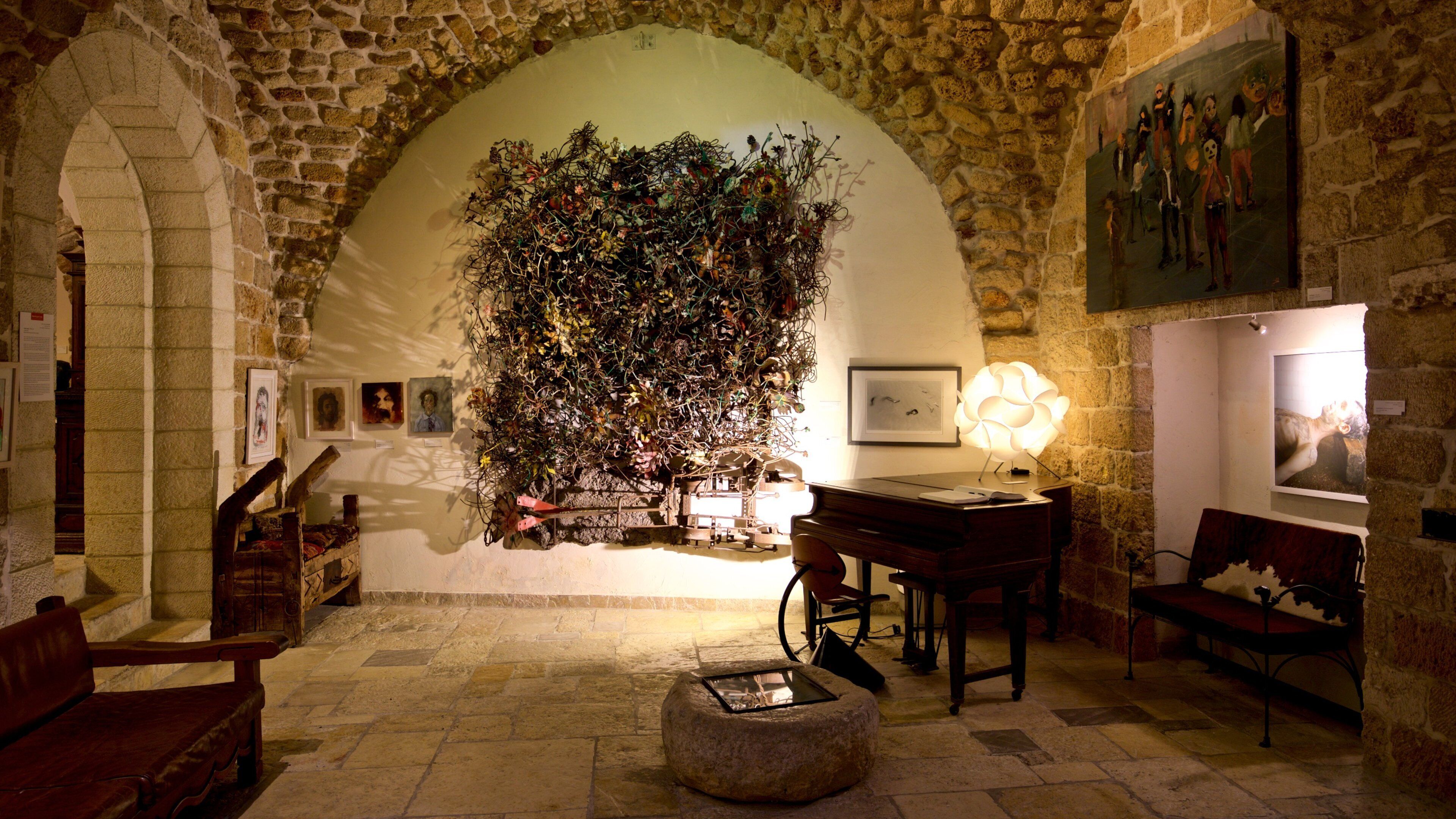 Ilana-Goor-Museum das einen bei Nacht