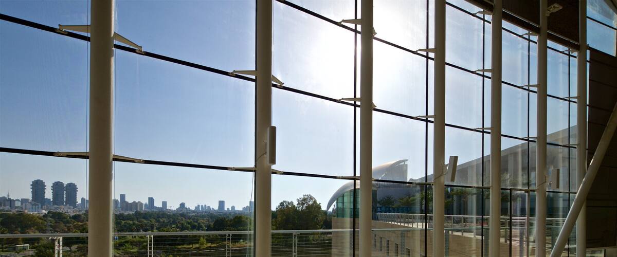 Yitzhak Rabin Center showing interior views