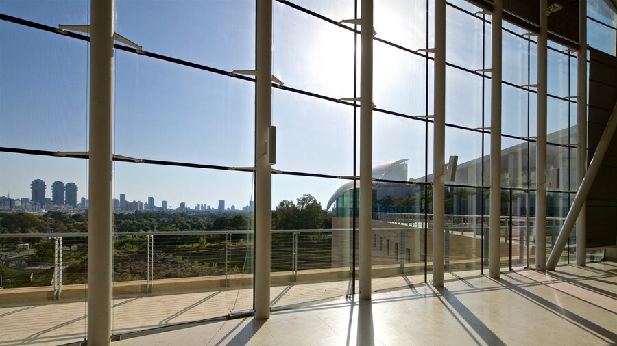 Yitzhak Rabin Center showing interior views