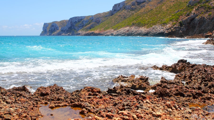 San Antonio cape blue sea view from Las Rotas Denia Alicante Spain