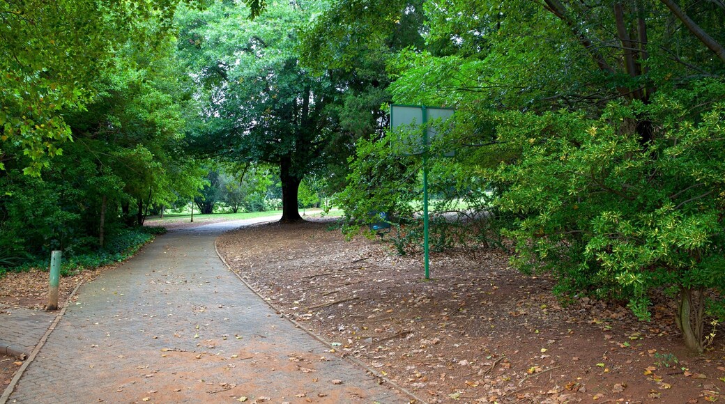 Johannesburg botaniske hage fasiliteter samt hage