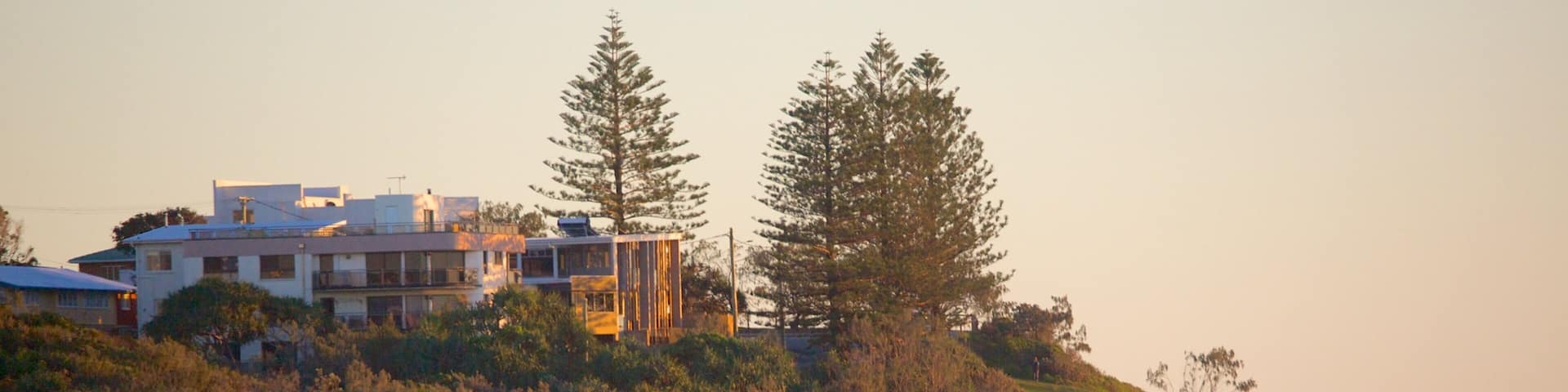 Shelly Beach das einen allgemeine Küstenansicht