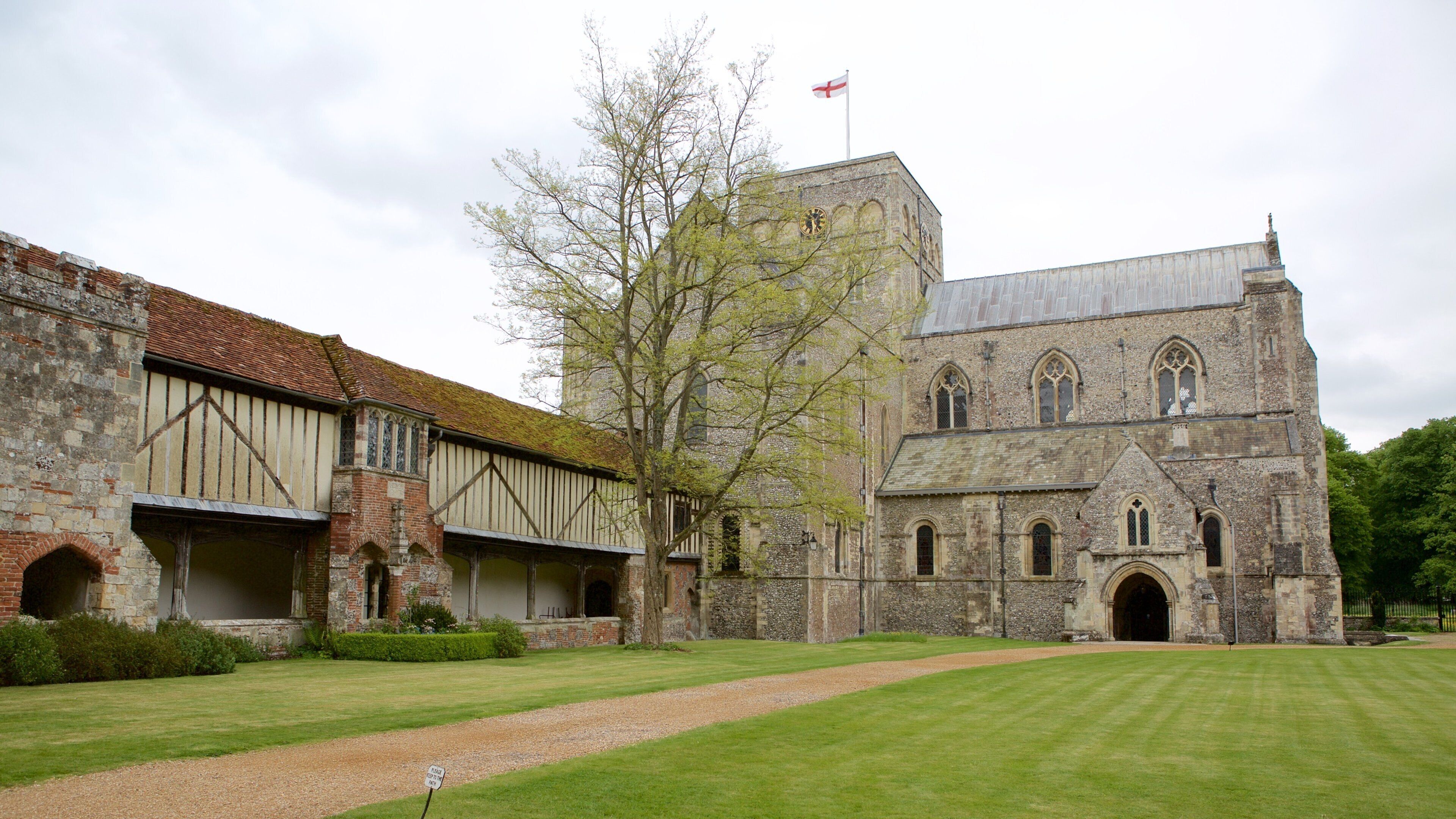 Hospital of St Cross showing heritage architecture