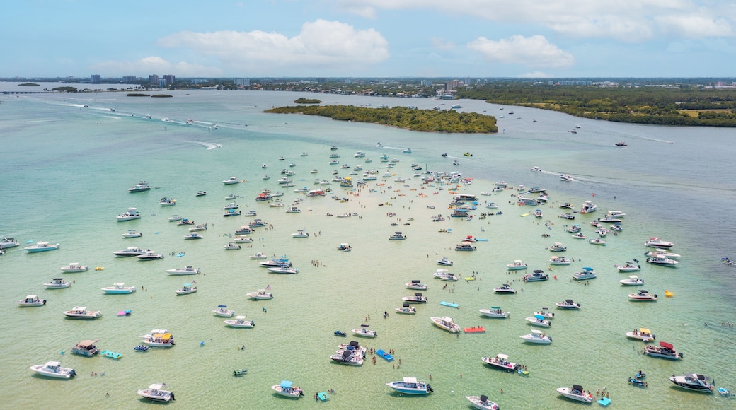 Haulover Sandbar in Bal Harbour in Miami Beach, Florida