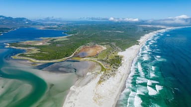 Aerial of the Klein River Lagoon, Hermanus, Western Cape Province