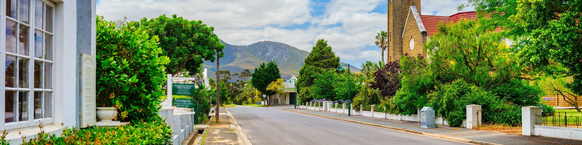 NG Kerk church located on Church Street in the charming town of Stanford, Western Cape, South Africa