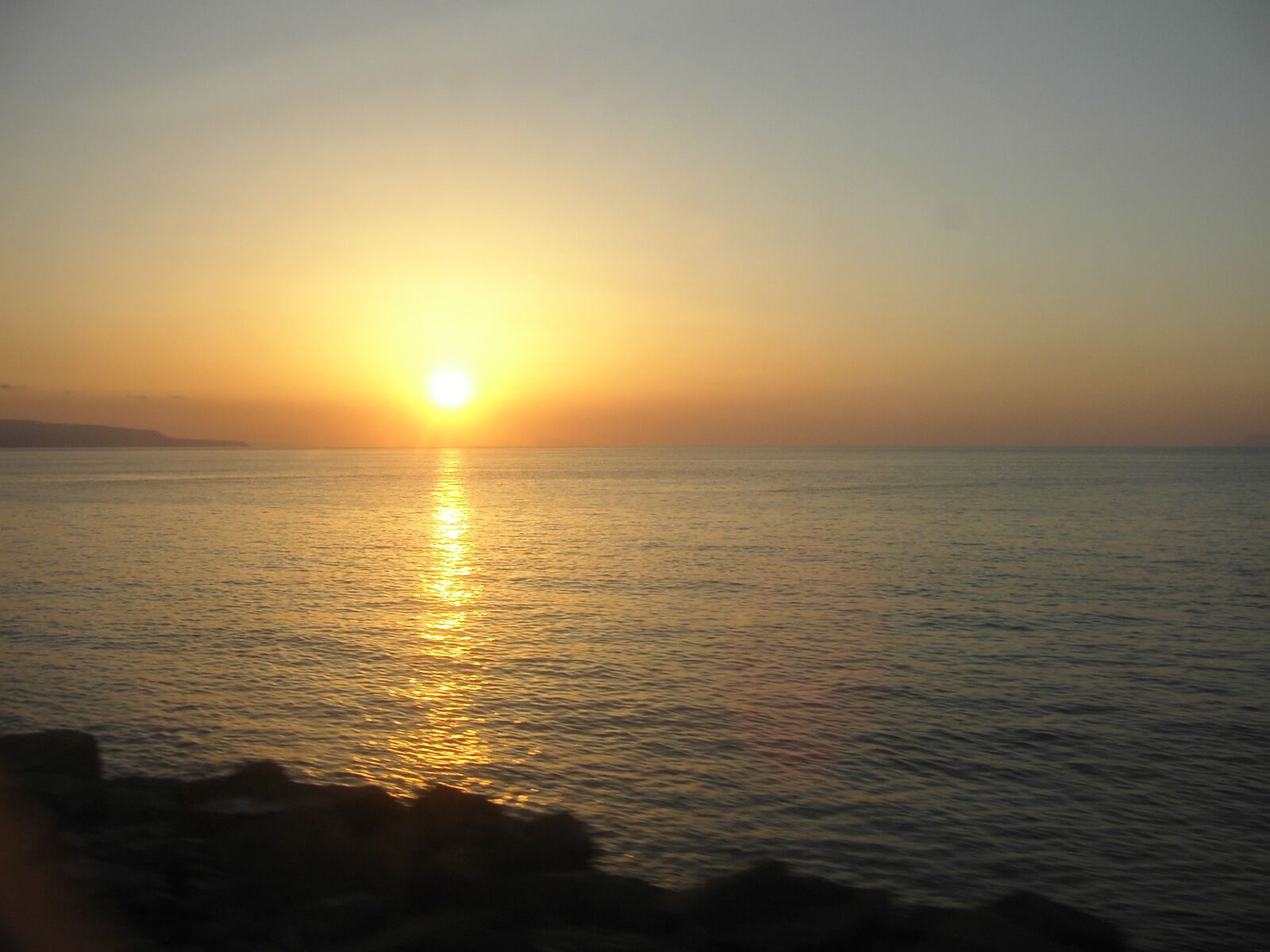 Tramonto sul Mar Tirreno