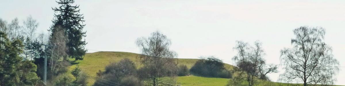 Endmoräne bei Grafrath (Ortsteil Mauern), Ansicht von Westen