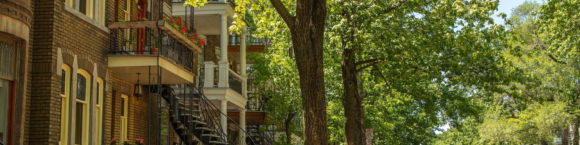 Plateau Mont Royal which includes heritage elements