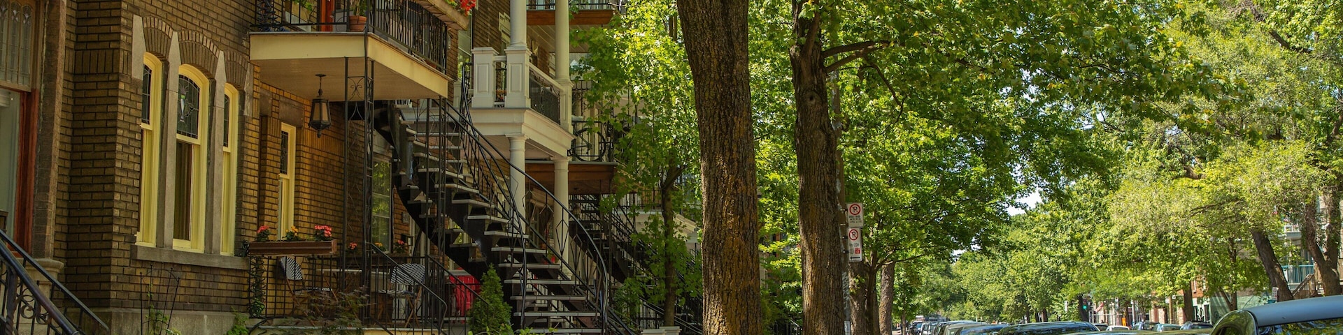 Plateau Mont Royal which includes heritage elements