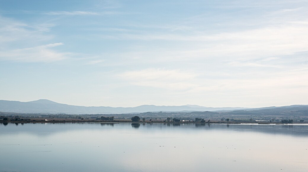 Panoramic view at Volvi Lake, Greece