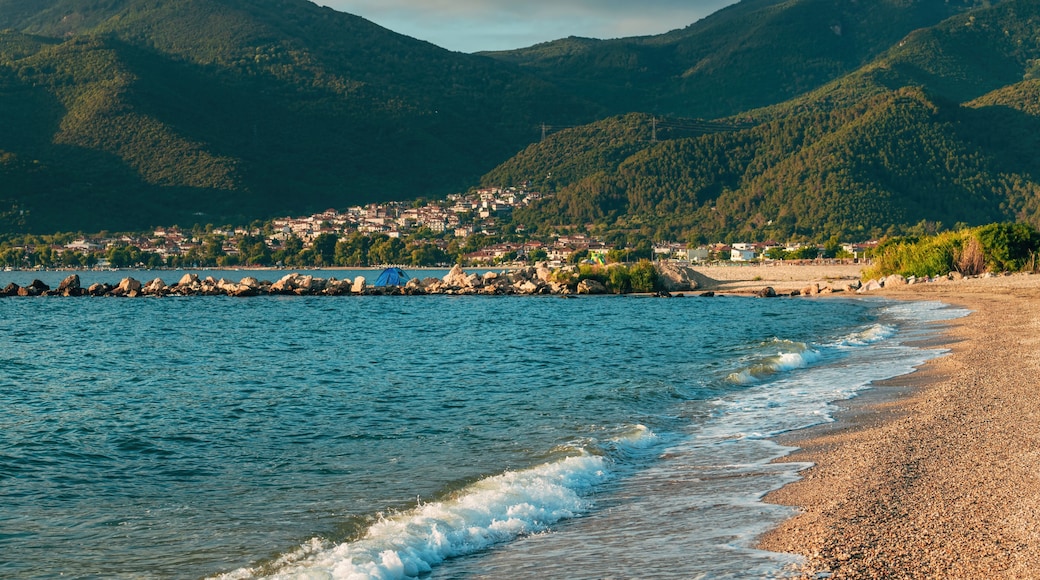 Stavros, a town and in Volvi municipality in Greece, popular tourist travel destination for summer holiday vacation