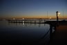 The daylight giving way to the night sky at the fishing pier at Chandlers Landing on Lake Ray Hubbard, Rockwall Texas.; Shutterstock ID 46904704