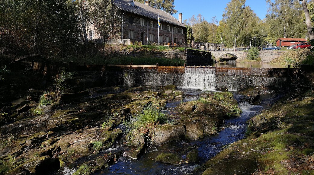Water-powered mills and a restaurang in Borgvik