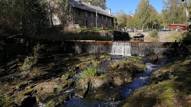 Water-powered mills and a restaurang in Borgvik