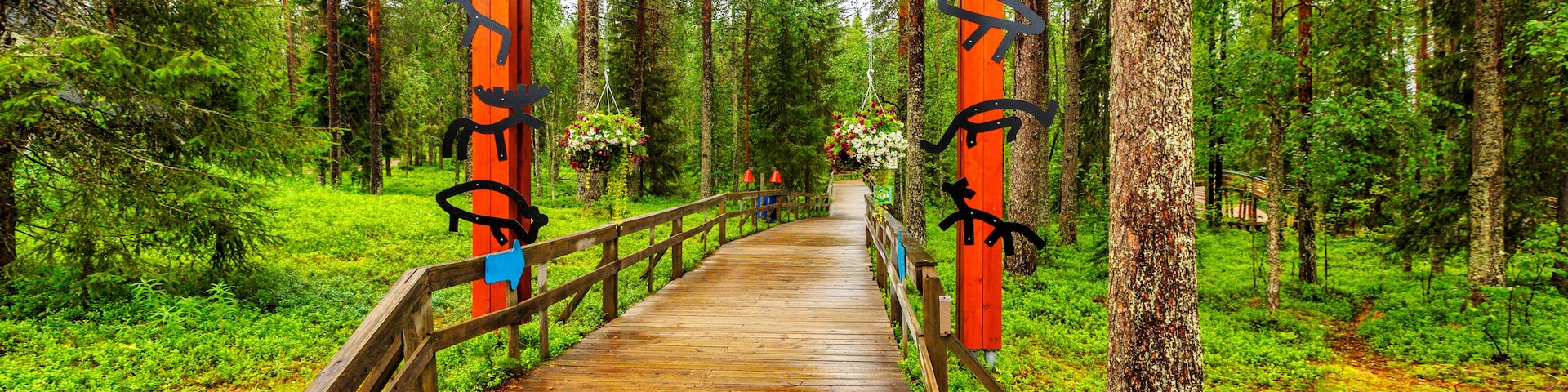 Ranua Wildlife Park. Entrance.