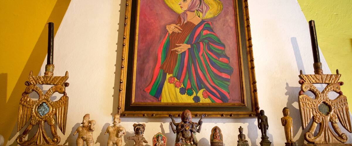 Robert Brady Museum featuring interior views and art