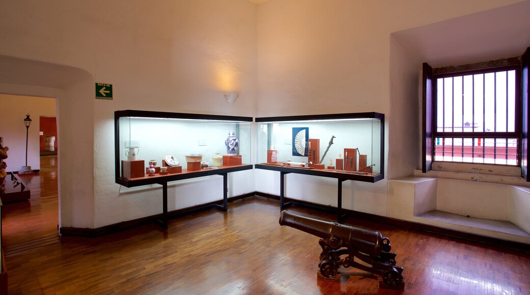 Musée du palais de Cortés montrant vues intérieures et patrimoine historique