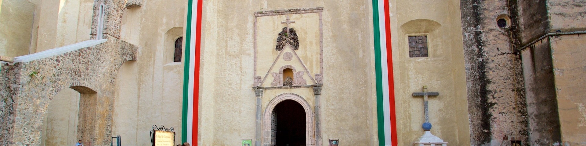 Catedral de Cuernavaca mostrando elementos de patrimônio