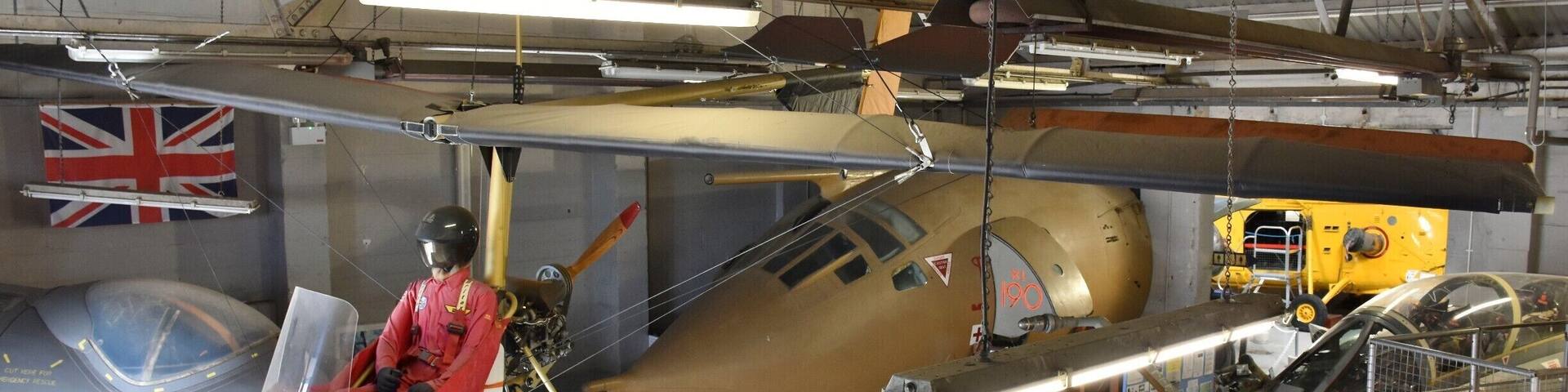 The history of the airfield from 1916 and it's use by the RAF and civil airlines.
Manston started its Aviation days as a Royal Naval Station in 1916, with a base at Westgate Bay for seaplanes. The early airfield was on the area now occupied by the passenger terminal.
By 1917 Manston airfield had grown to include four underground hangars, its own railway line to Birchington, a power station to generate electricity, barracks for 3,000 men and even an indoor swimming pool.
After WW1, training of airmen in airframe maintenance and engine repairs was taught in the School of Technical Training.
1940 and WW2 brought the Battle of Britain. Barnes Wallis arrived in 1943 to test his bouncing bomb at nearby Reculver, before the Dam busters carried out their famous raid. Roland Beaumont arrived with the Typhoon which came to be the most successful ground attack aircraft in WW2.