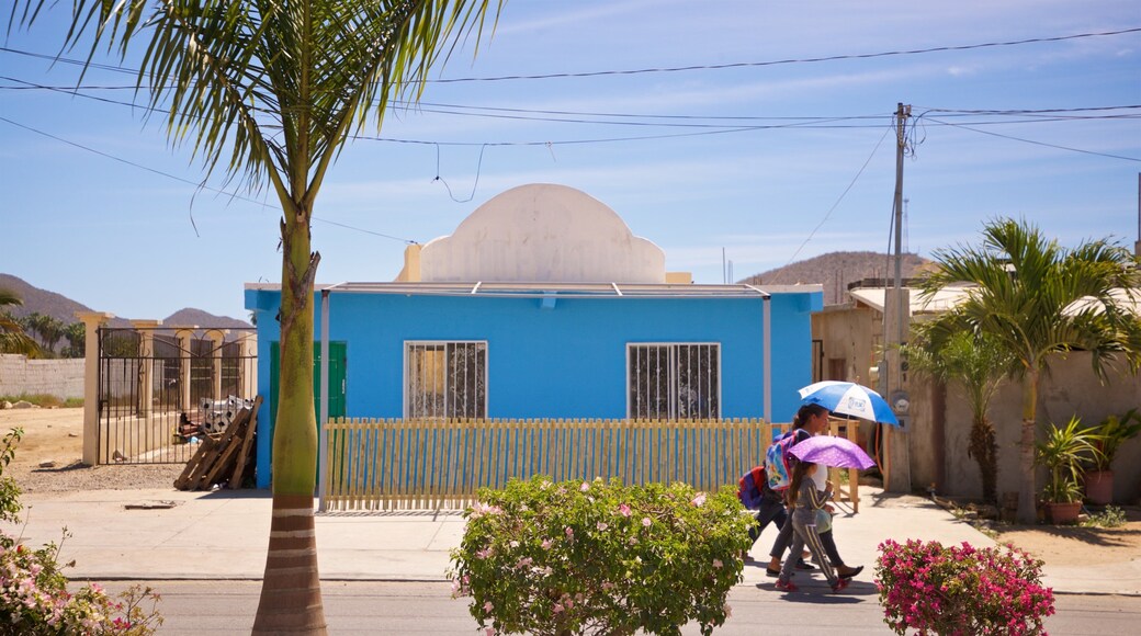 Los Cerritos Beach featuring a small town or village