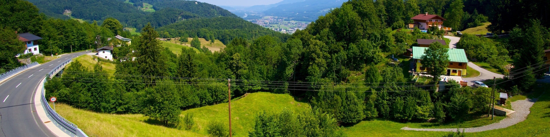 Cataratas de Golling ofreciendo vistas panorámicas