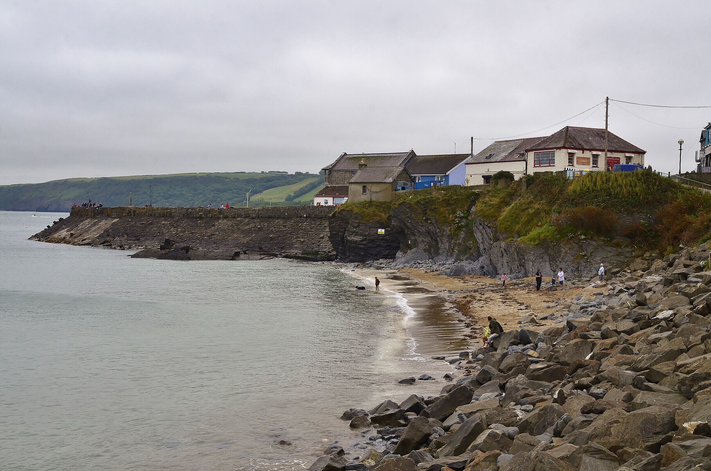 New Quay, Wales. UK