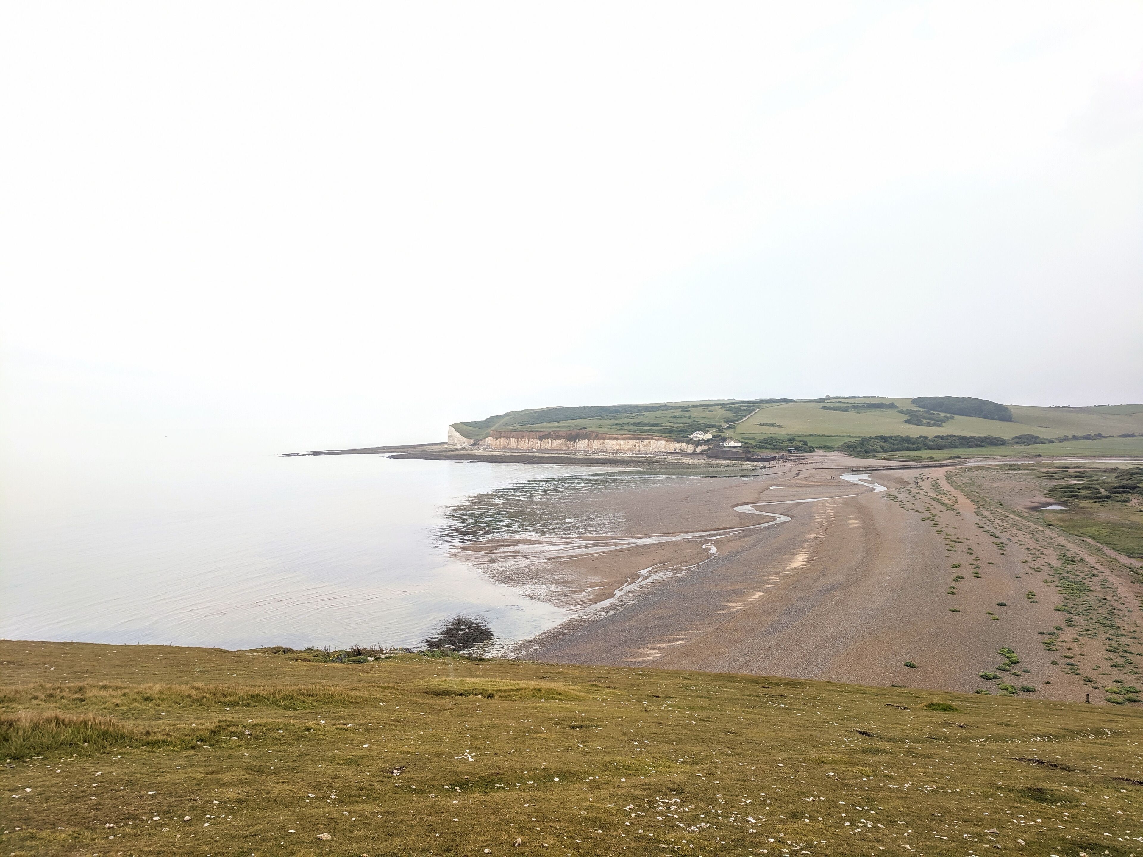 An early foggy morning hike in the seven sister's country park is One of the coolest things to do in the south of England. The horizon vanishes due to the clouds and the fog resulting in a view that seems to be infinite. 
#trovember #outdoors #hike #sussex #england #uk