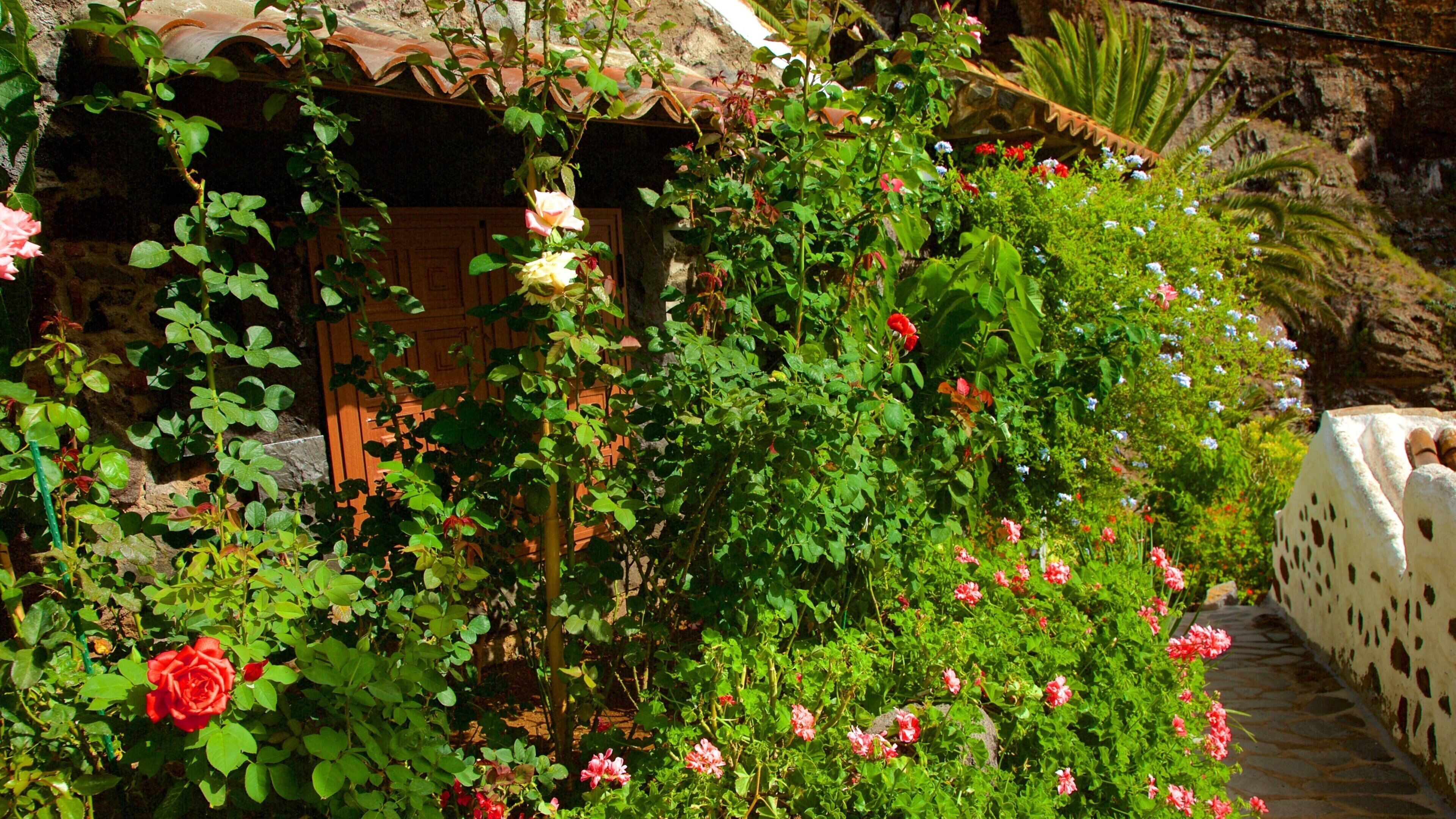 Masca featuring flowers