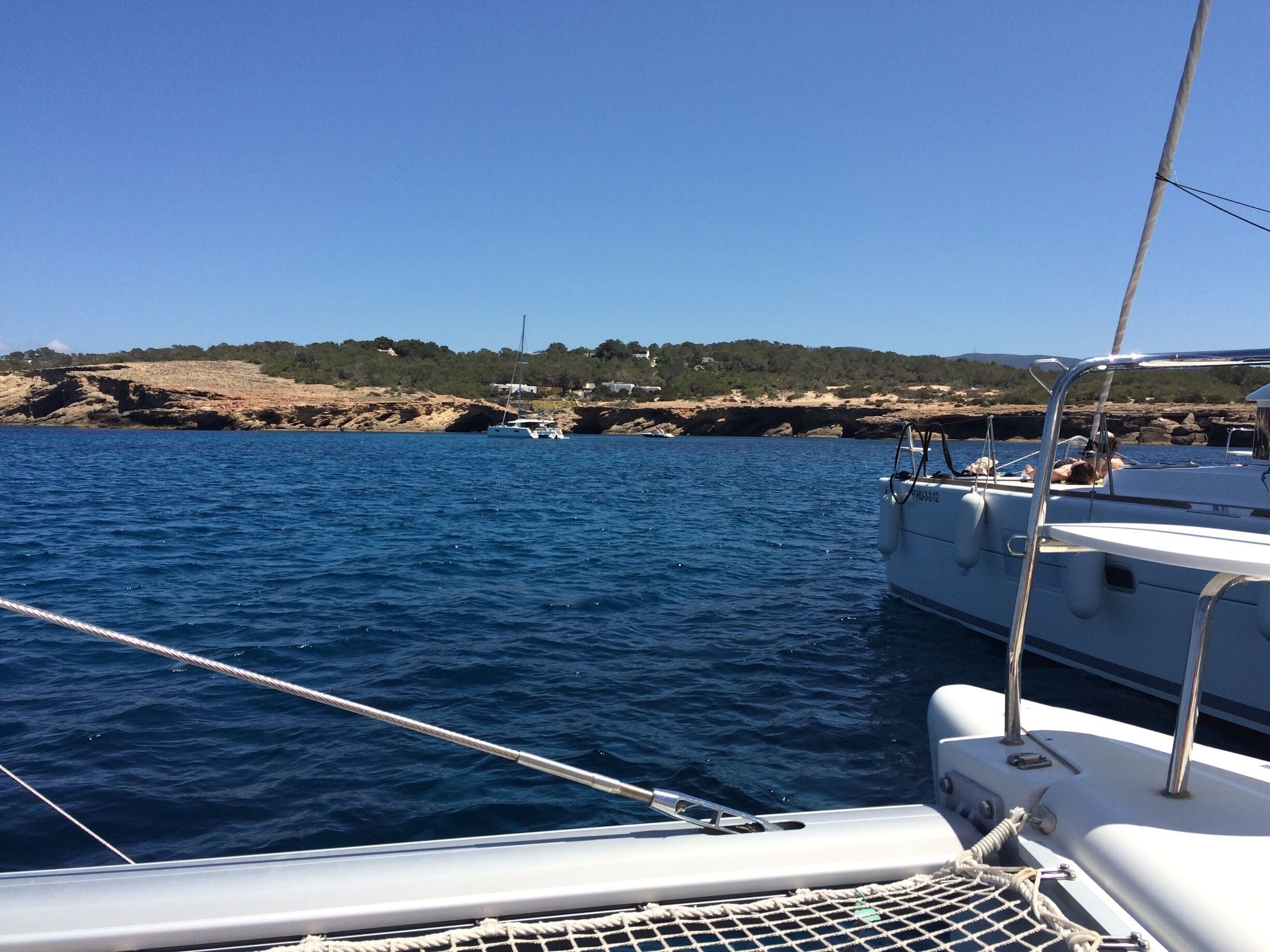 Beautiful coastline of Ibiza 