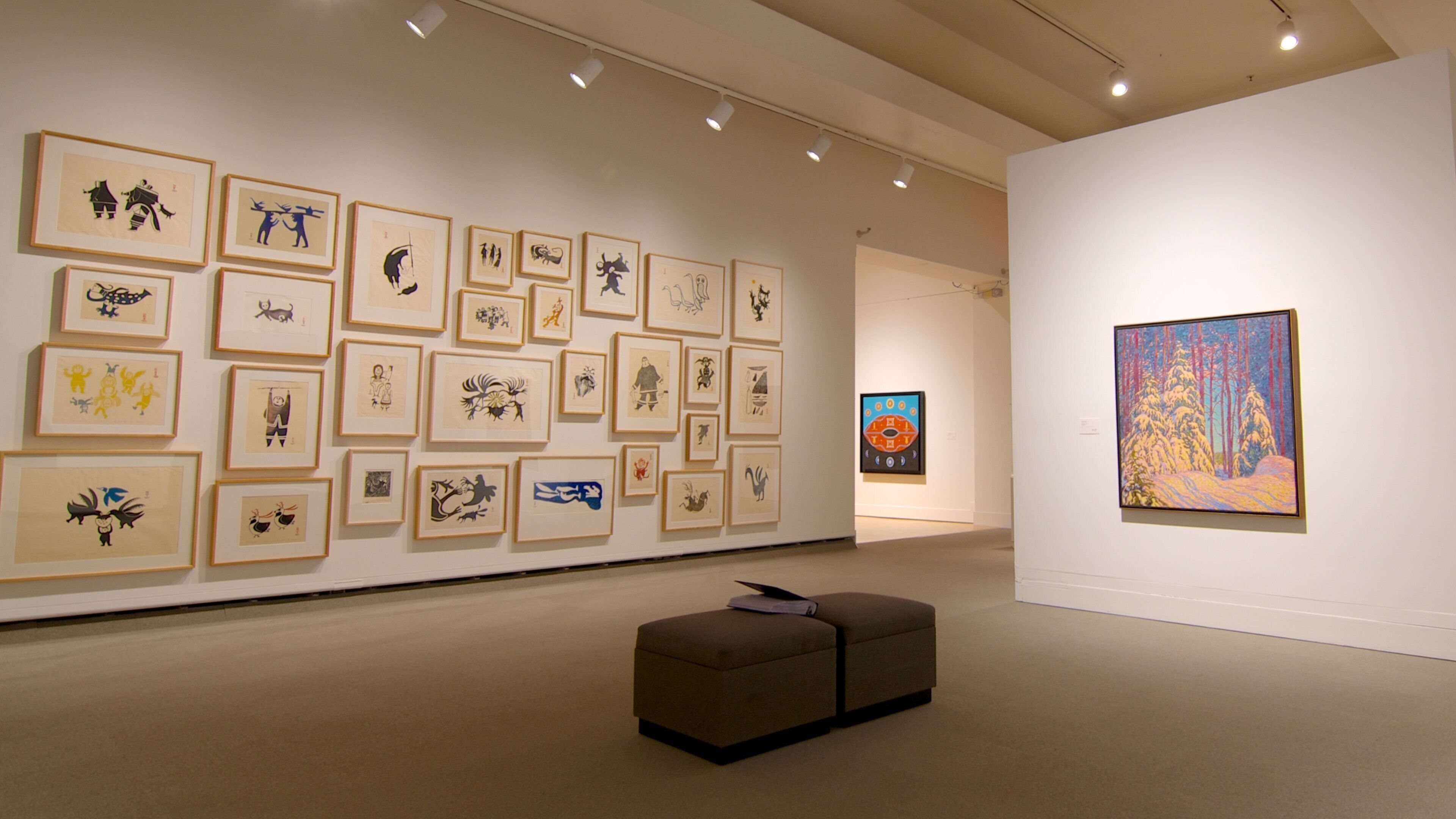 Mackenzie Art Gallery inclusief kunst en interieur