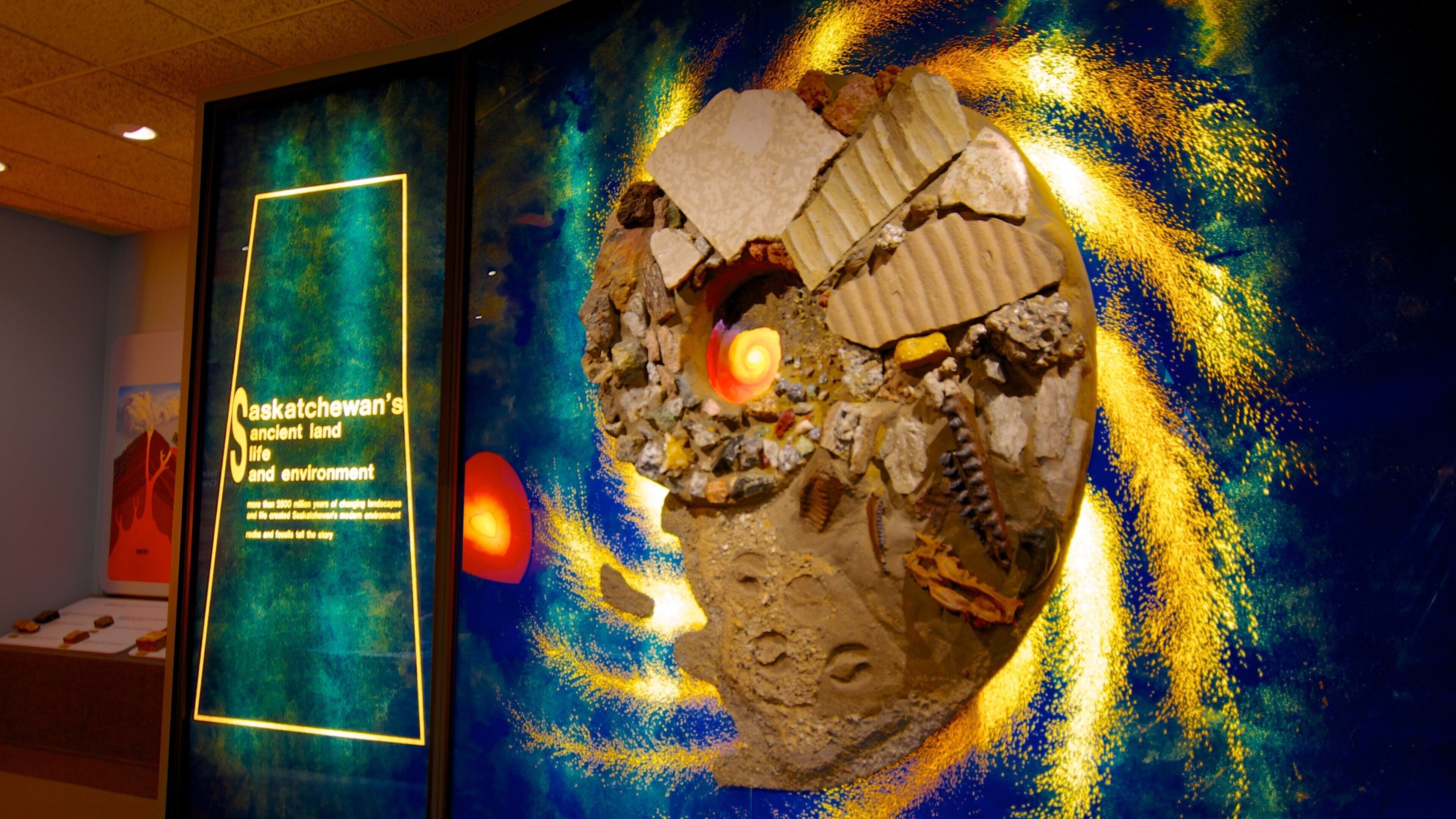 Royal Saskatchewan Museum featuring interior views