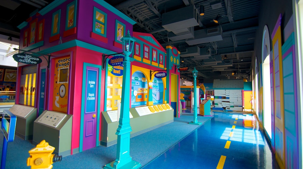 Saskatchewan Science Center featuring interior views