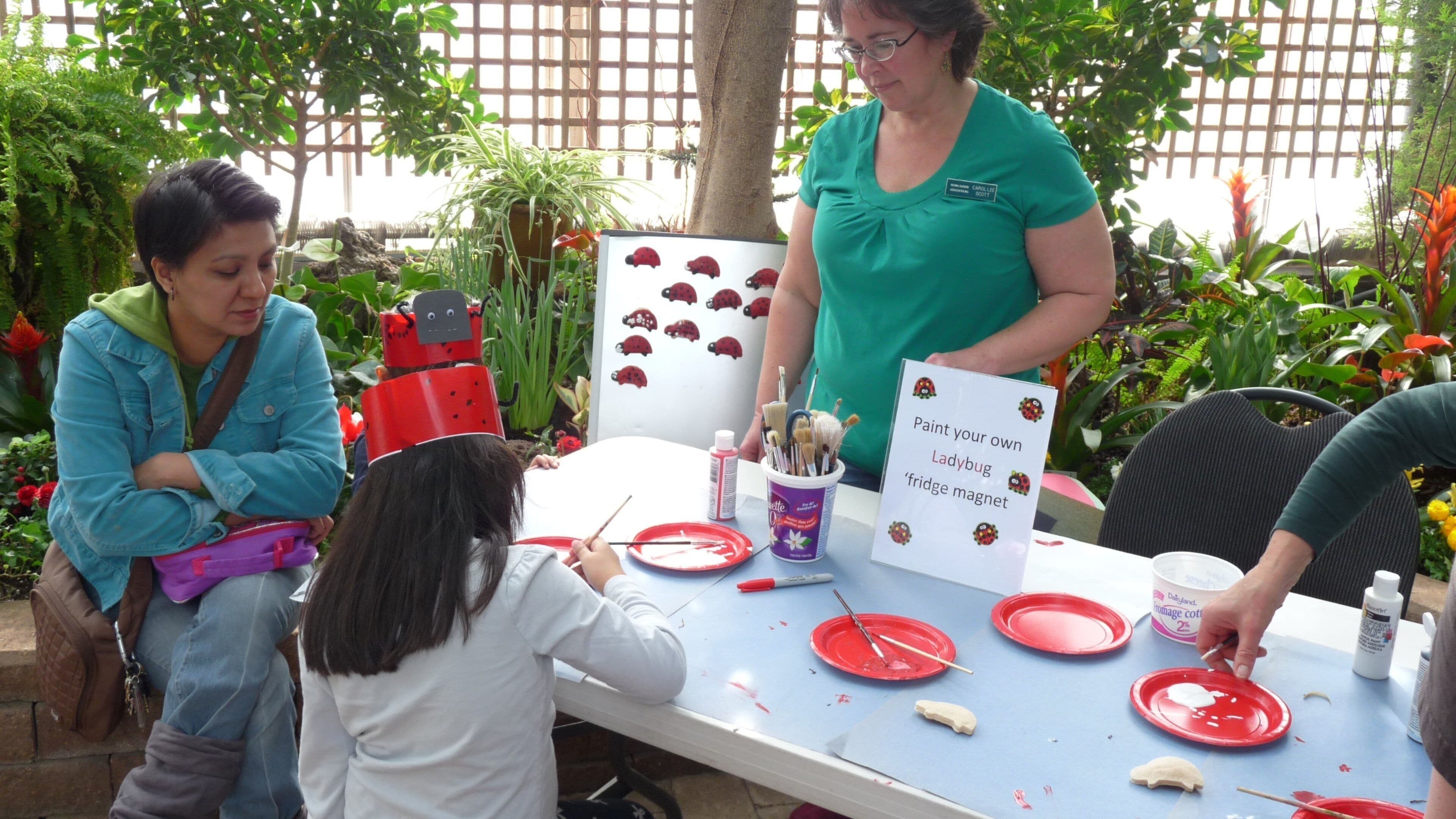 Regina Floral Conservatory as well as a family