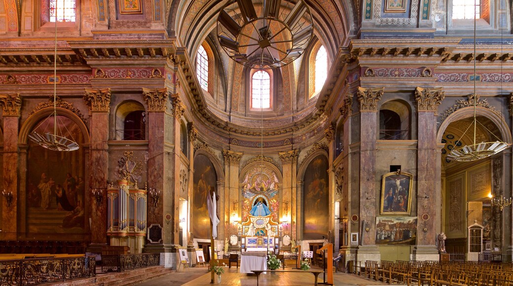 Notre-Dame of Dalbade Church which includes a church or cathedral, heritage elements and interior views