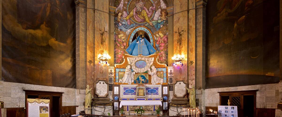 โบสถ์ Notre-Dame of Dalbade แสดง แง่มุมทางศาสนา, การตกแต่งภายใน และ ศิลปะ