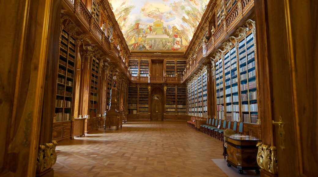 Strahov showing interior views and heritage elements
