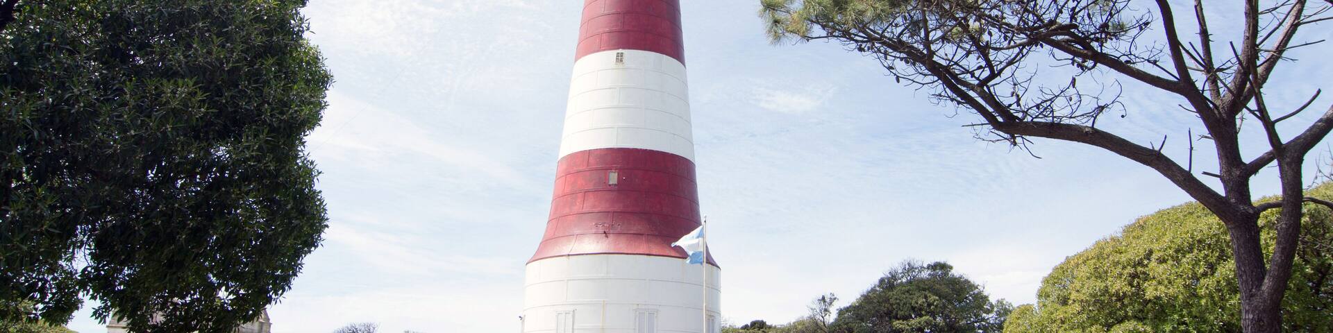 The Punta Mogotes Lighthouse in Mar del Plata City
