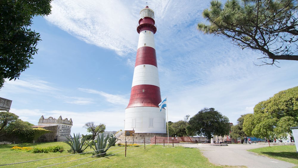 The Punta Mogotes Lighthouse in Mar del Plata City