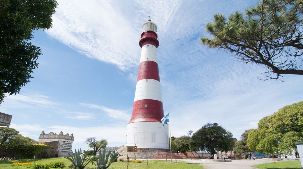 The Punta Mogotes Lighthouse in Mar del Plata City