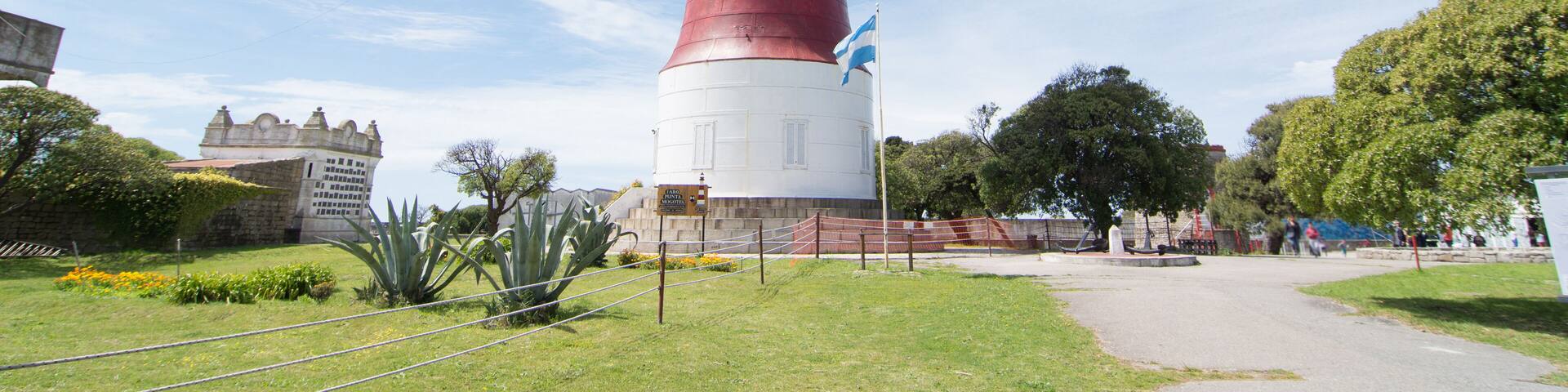 The Punta Mogotes Lighthouse in Mar del Plata City