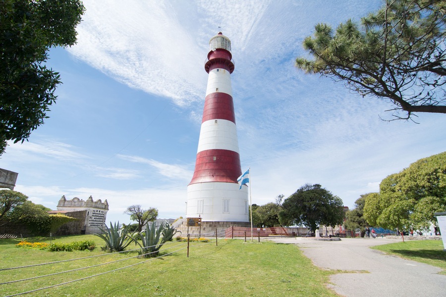 The Punta Mogotes Lighthouse in Mar del Plata City