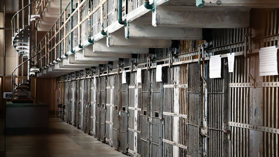 Sunrise Alley in Alcatraz Prison