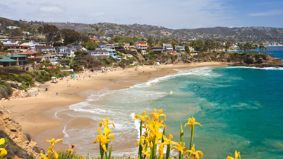 Crescent Bay of Laguna Beach, Orange County, California USA